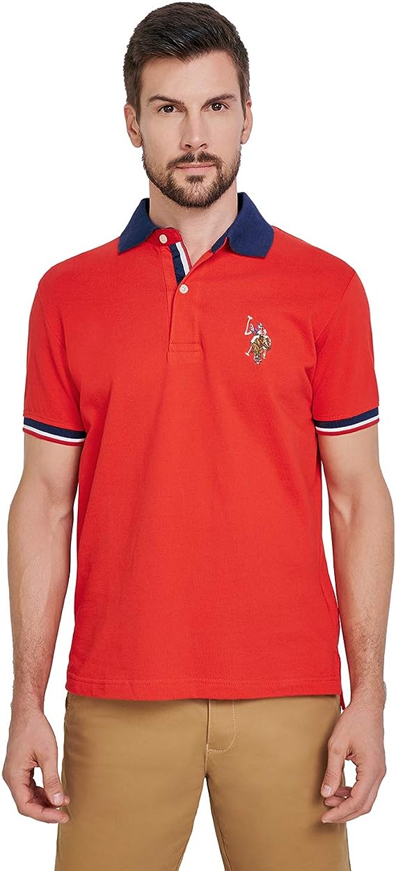 PLAYERA USPA POLO CABALLERO 48-8252