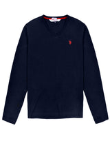 Playera manga larga  para Caballero Color Azul Marino 47-5792NA