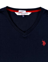 Playera manga larga  para Caballero Color Azul Marino 47-5792NA