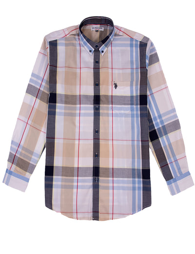 Camisa caballero cuadros 49-7315