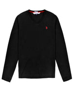Playera manga larga para Caballero Color Negro 47-5792BL
