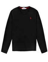 Playera manga larga para Caballero Color Negro 47-5792BL