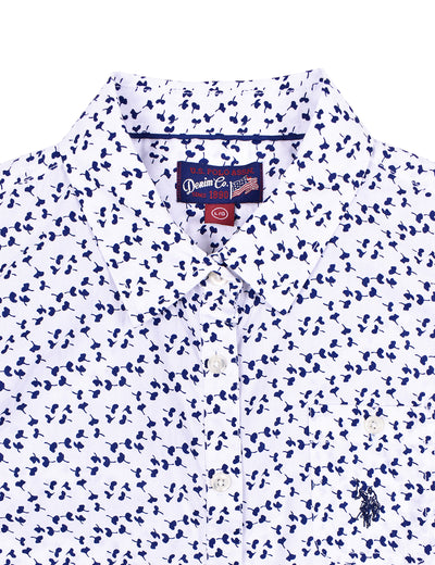 Camisa para Dama USCAMISAD39-964WH