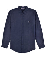 Camisa Caballero Custom fit  Azul Marino 38-5181