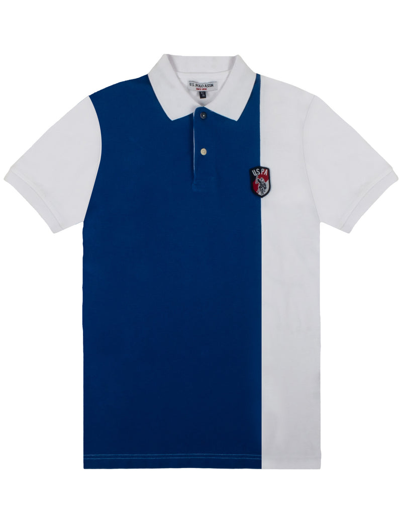 Playera cuello polo para hombre color Azul Rey U. S. Polo Assn