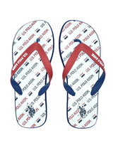 Sandalia Playa Max para Caballero Color Blanco/Rojo US-SS21-222