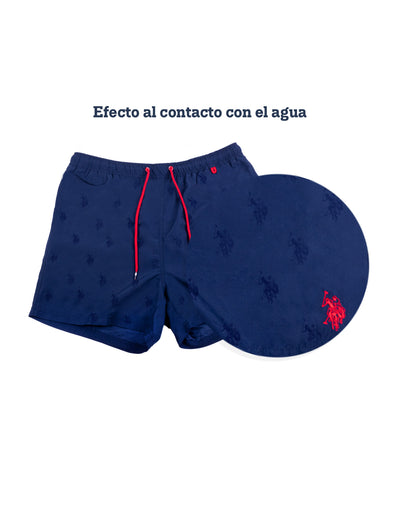 Traje de Baño para Caballero Efecto Gota de Agua USCVBM-51-330VA