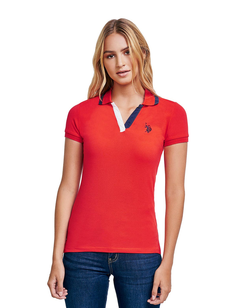Playera con cuello polo para mujer U. S. Polo Assn. U.S. Polo Assn. Mexico