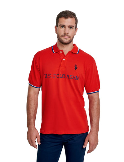 PLAYERA USPA POLO CABALLERO 48-8271