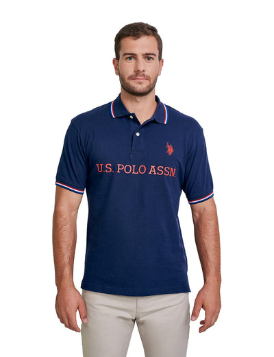 PLAYERA USPA POLO CABALLERO 48-8271