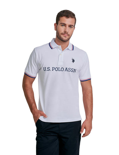 PLAYERA USPA POLO CABALLERO 48-8271