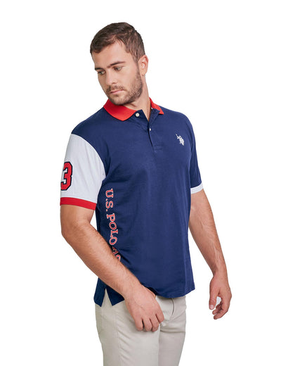 PLAYERA USPA POLO CABALLERO 48-8280