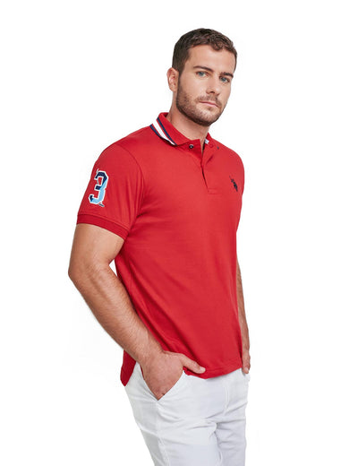 PLAYERA USPA POLO CABALLERO 48-8285