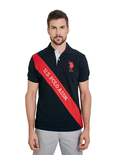 PLAYERA USPA POLO CABALLERO 48-8291