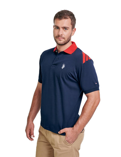 PLAYERA USPA POLO CABALLERO 48-8301