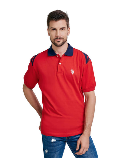 PLAYERA USPA POLO CABALLERO 48-8301