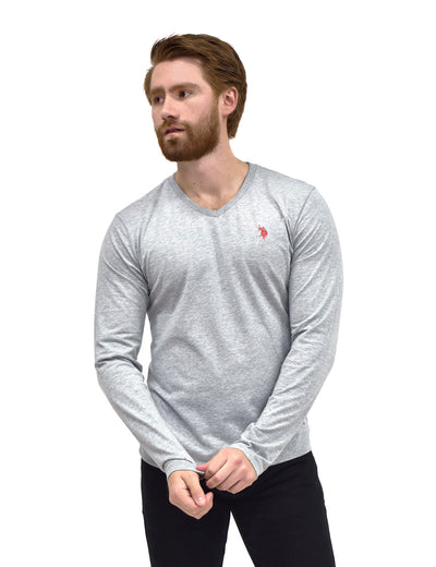 Camiseta  Manga Larga USLTM-44-5792 H Gris